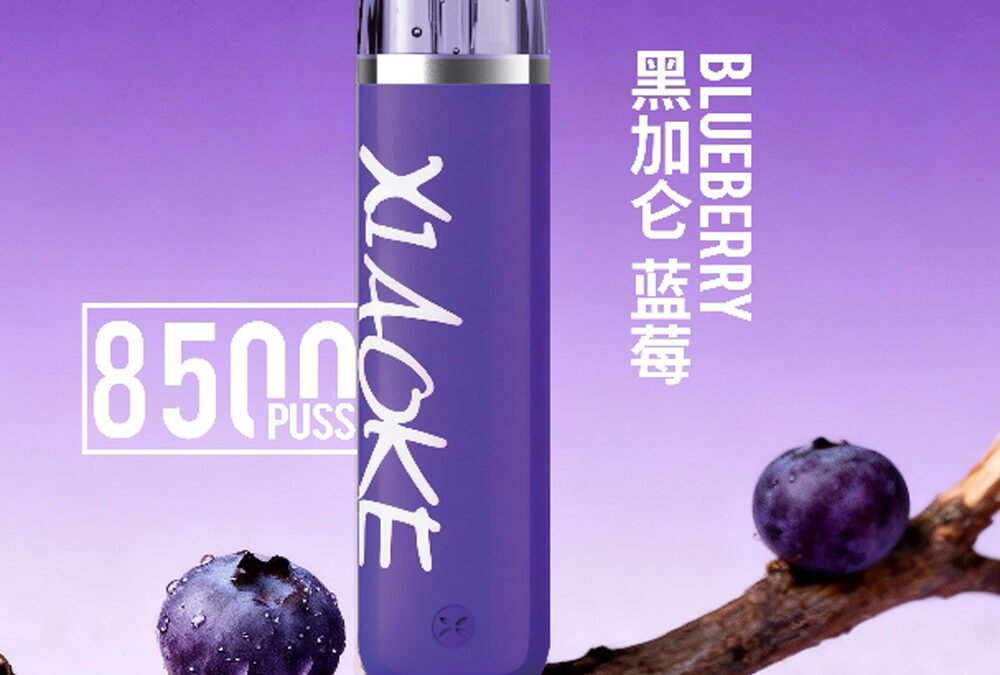 梟客 XIAOKE 8500口 一次性電子煙：深邃「藍莓黑加侖」酸甜碰撞！森林系果香與口紅時尚的完美結合