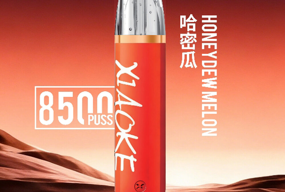 梟客 XIAOKE 8500口一次性電子煙：如寶石般的「哈密瓜」甜醇誘惑！8500口超強續航開箱